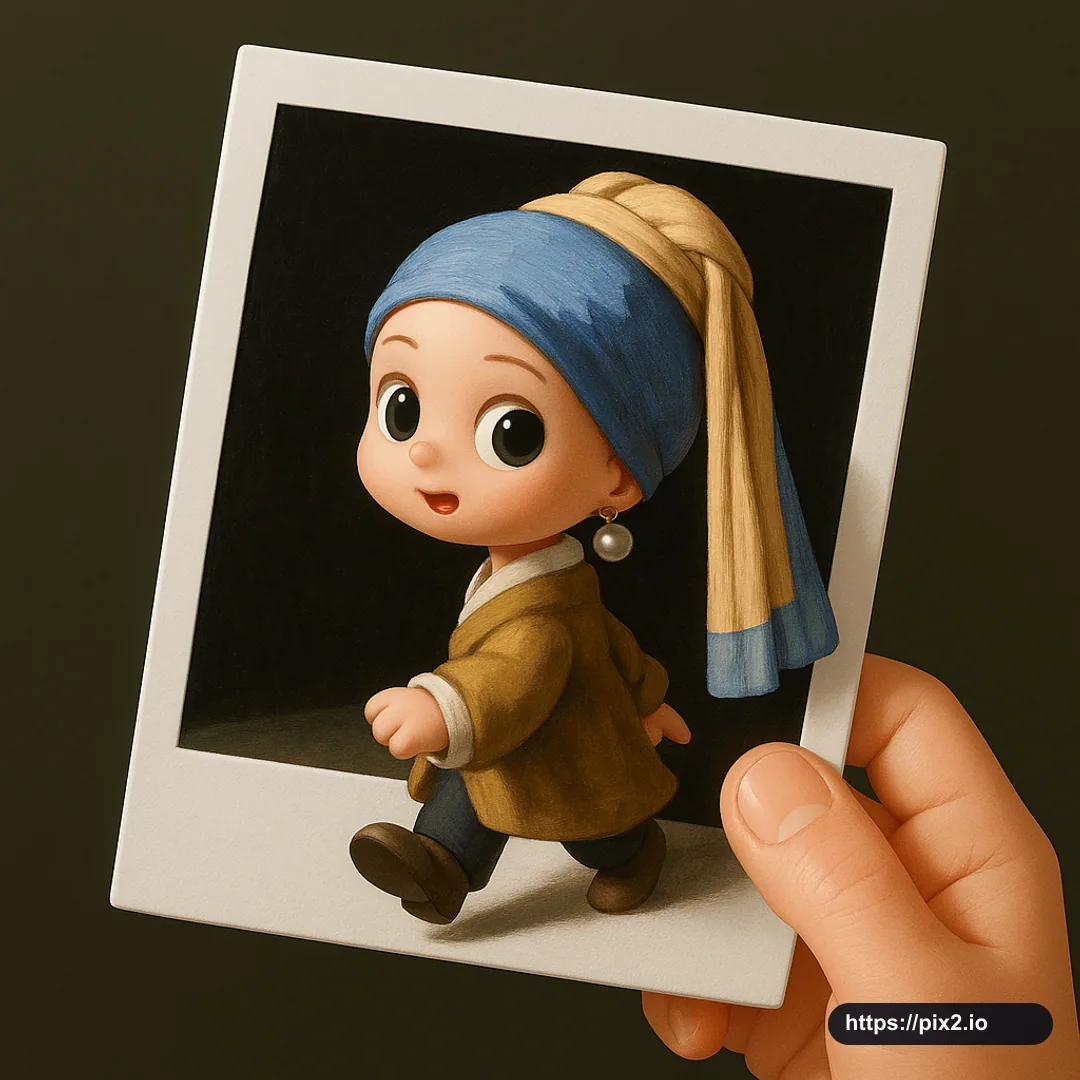 Chibi 3D Character Instant Photo Frame