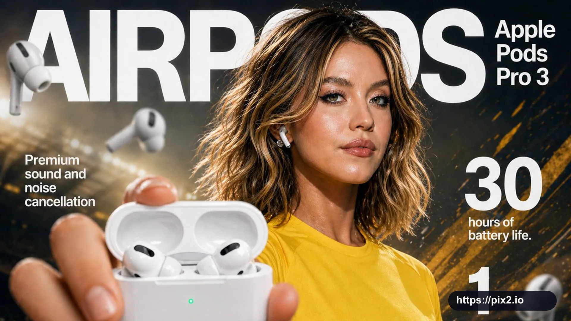 Wireless Earbuds E-Commerce Infographic