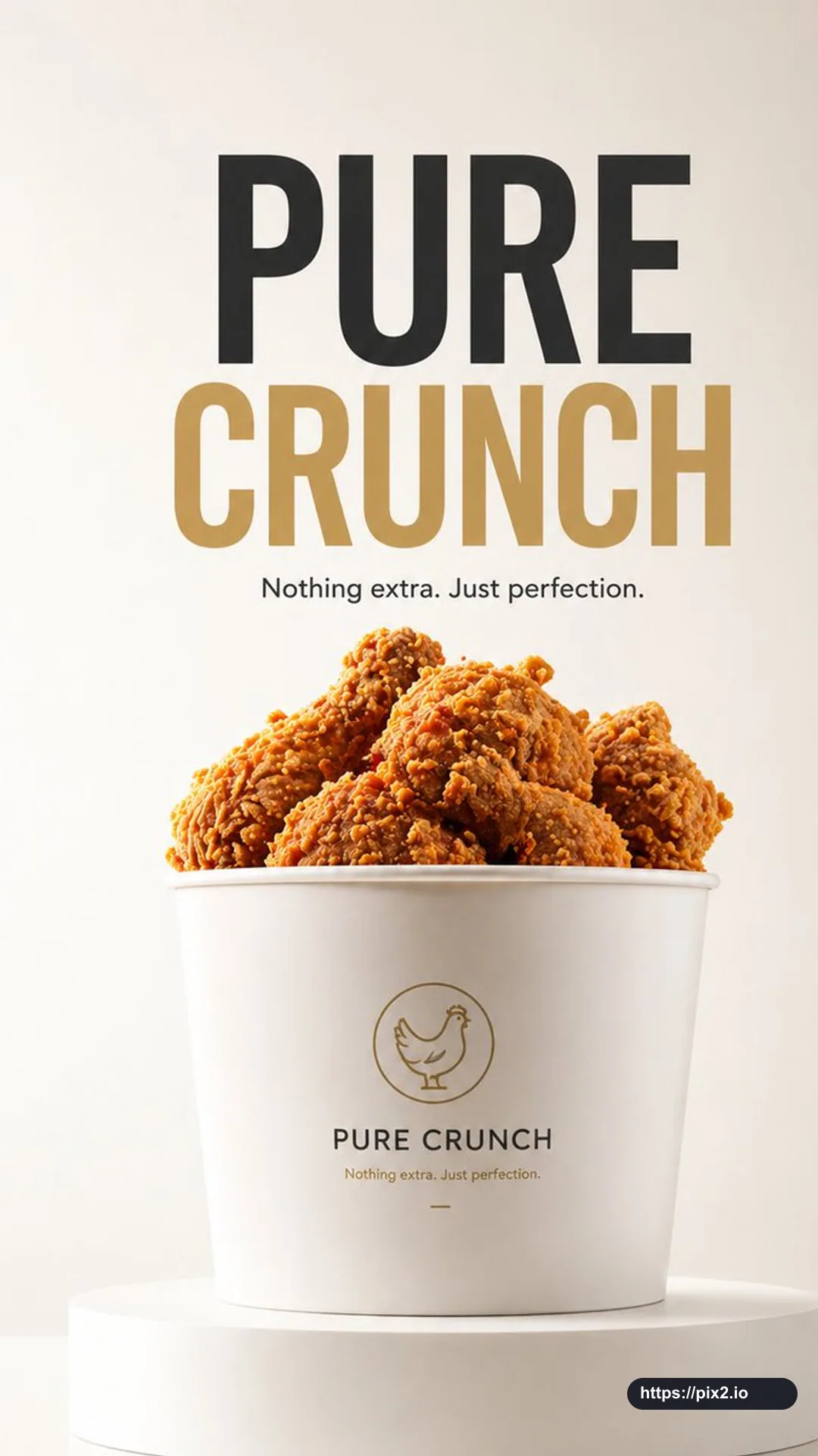 Minimalist Food Product Advertisement