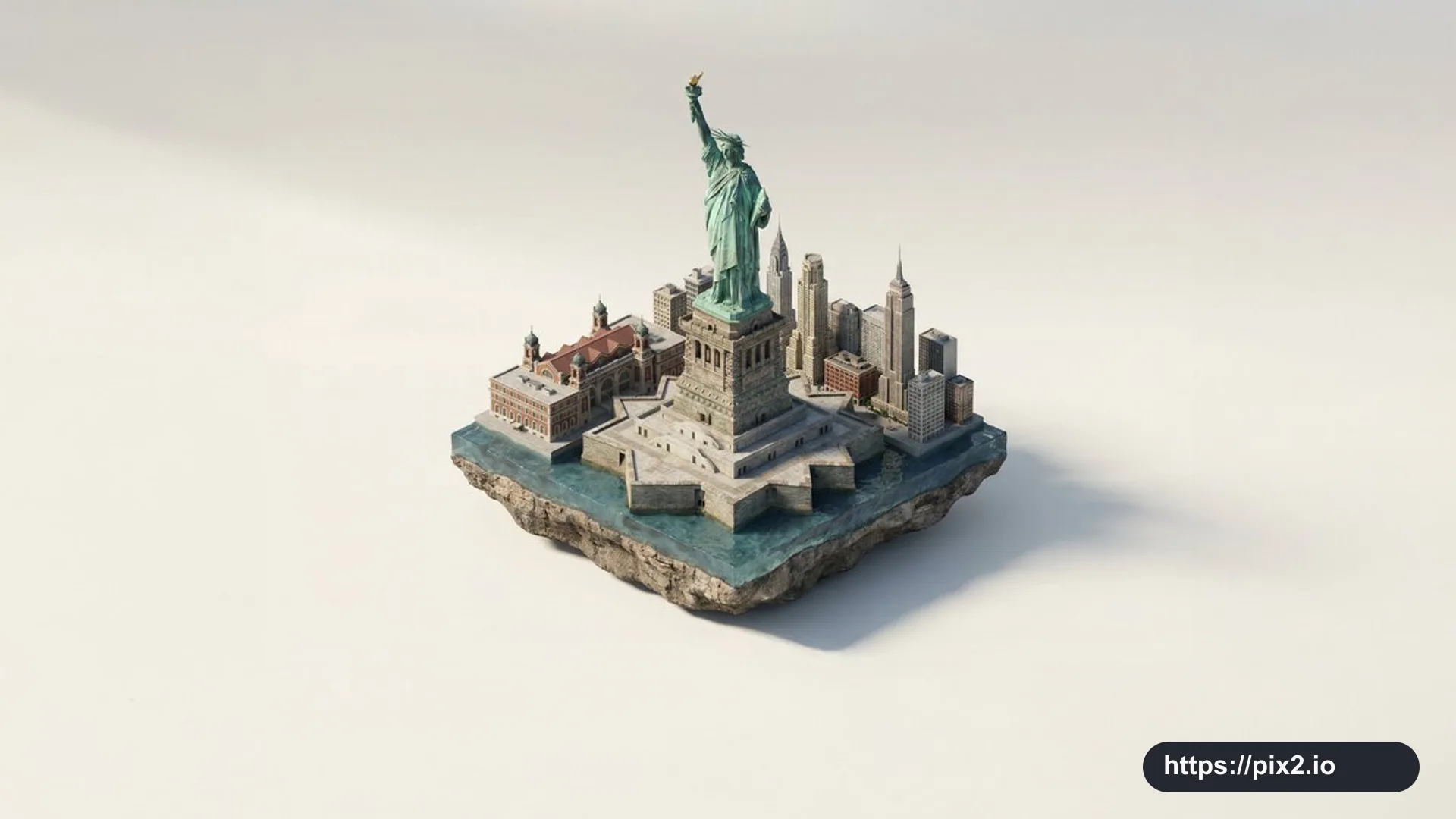 Landmark Miniature Diorama