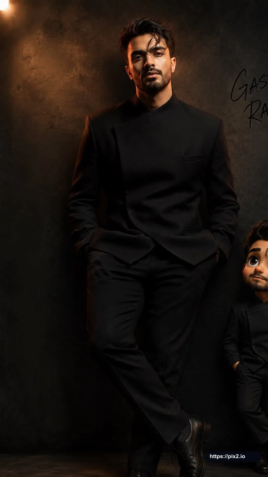 Luxury Portrait With Tiny Alter Ego