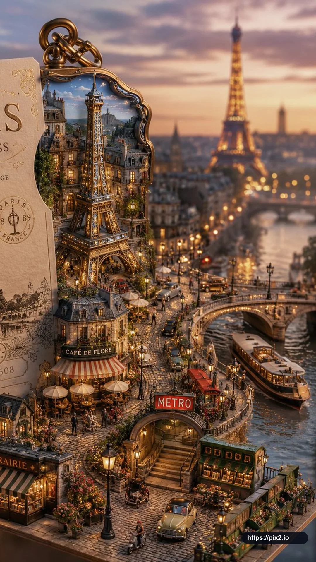 Miniature City Travel Card