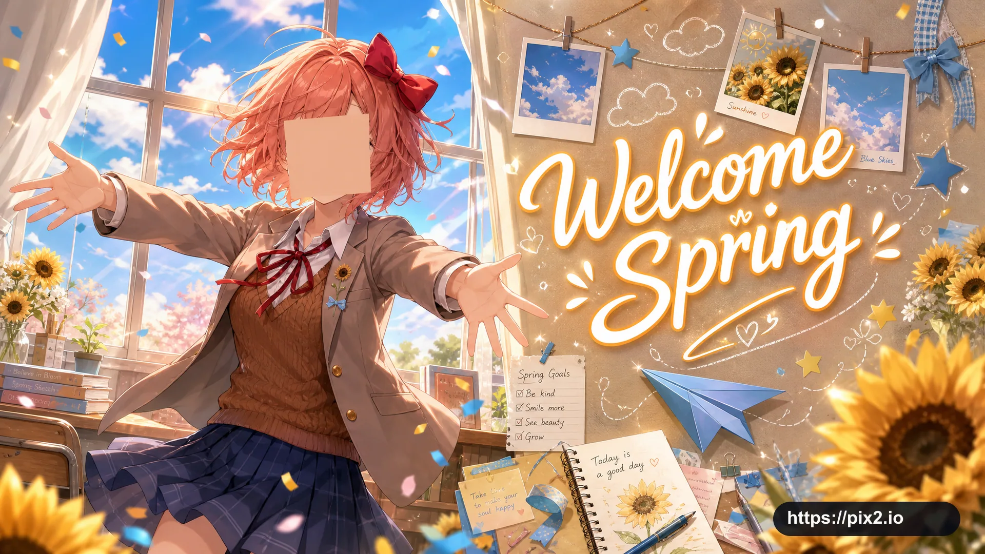 Original Anime Classroom Banner