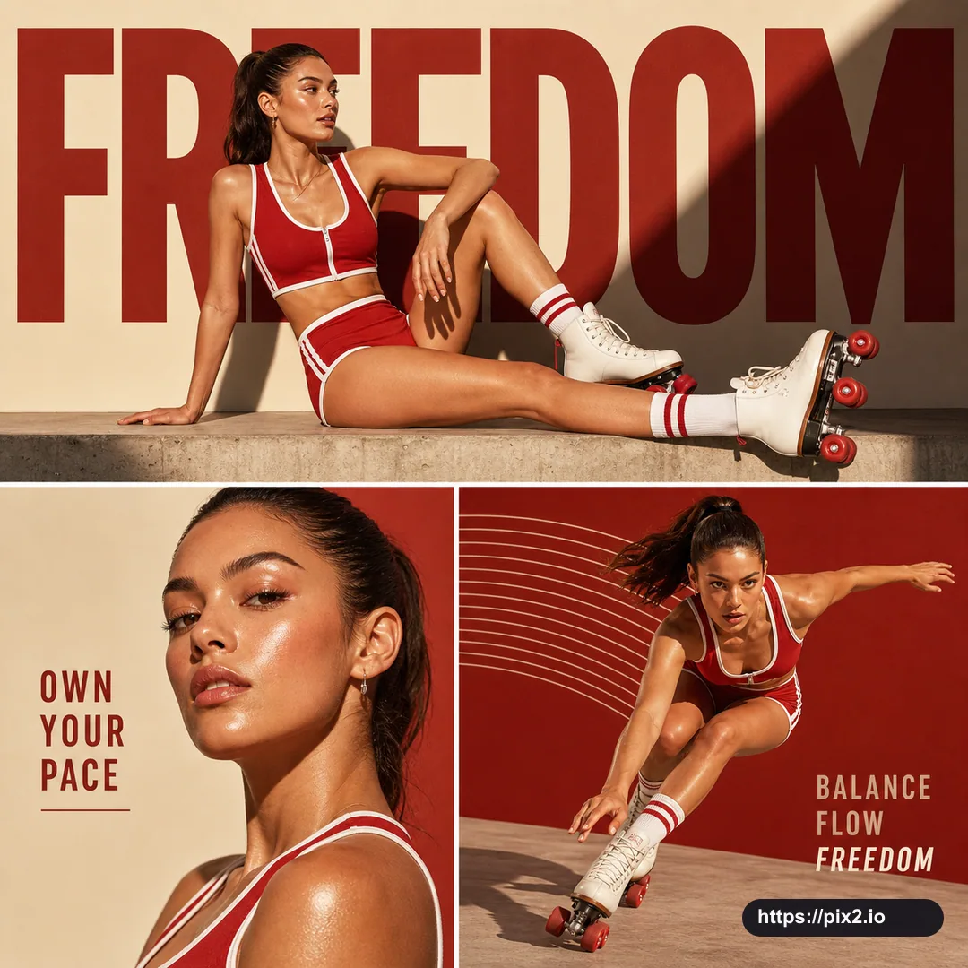 Retro Roller Skating Campaign