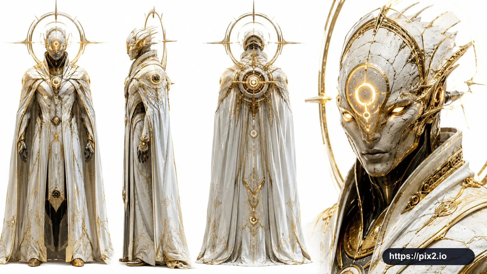 Celestial Voyager Character Concept Sheet
