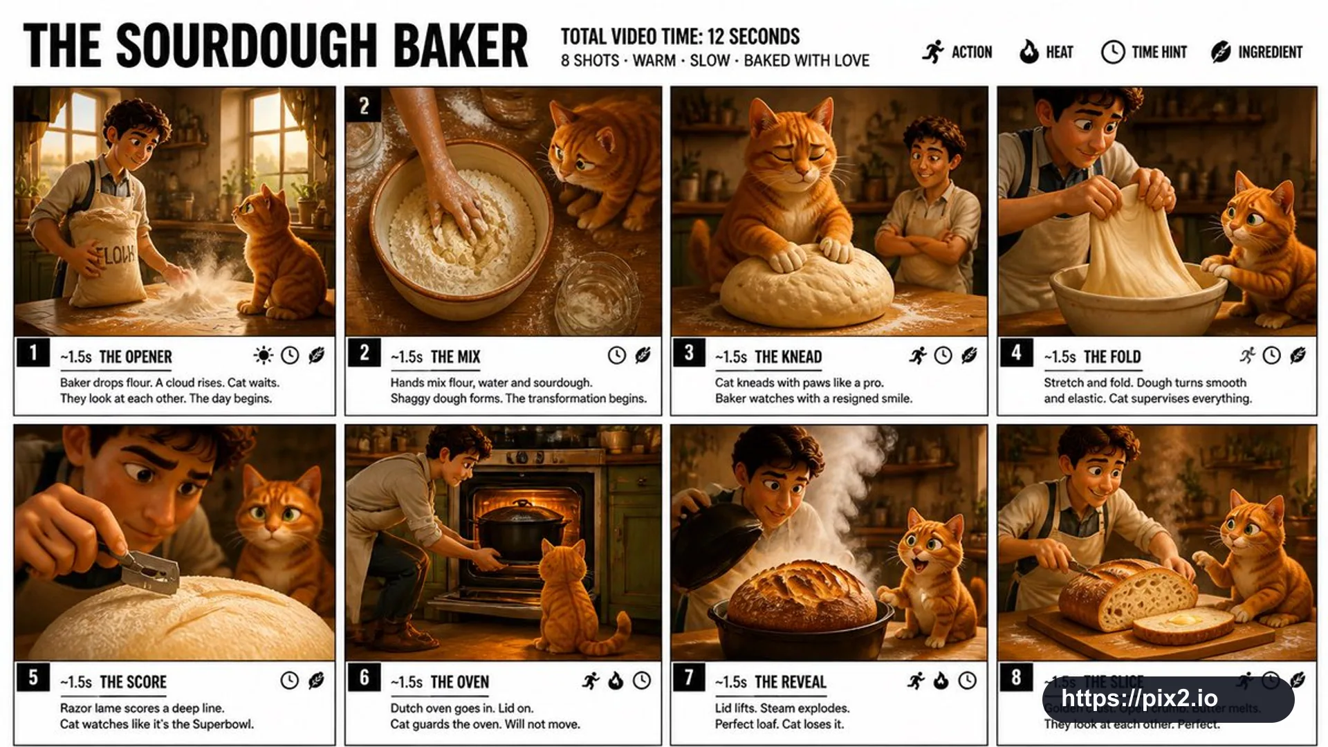 Sourdough Baker Storyboard
