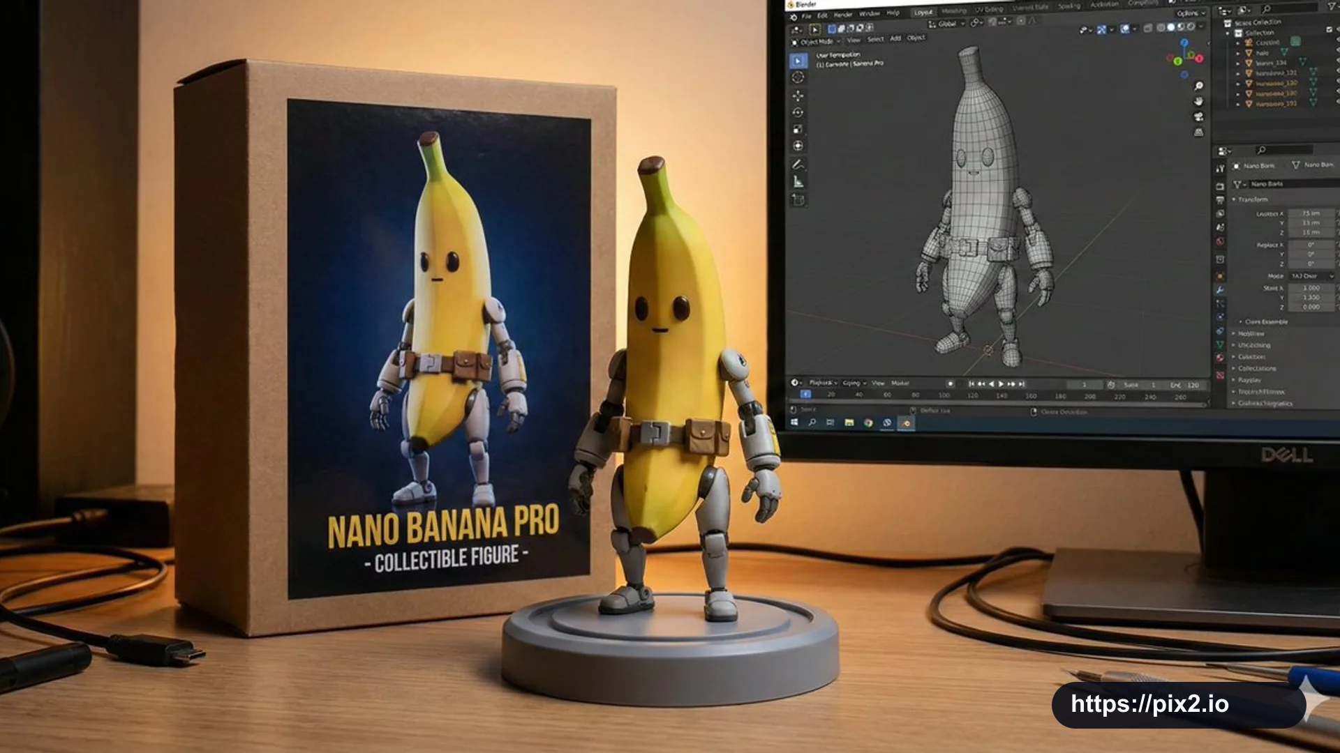 Collectible Character Figure Product Setup