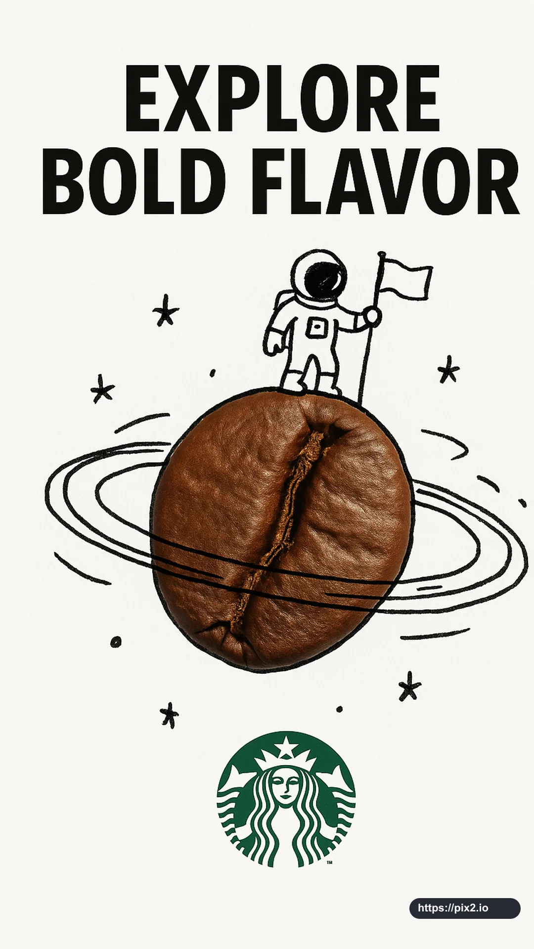 Real Object And Hand-Drawn Doodle Creative Ad