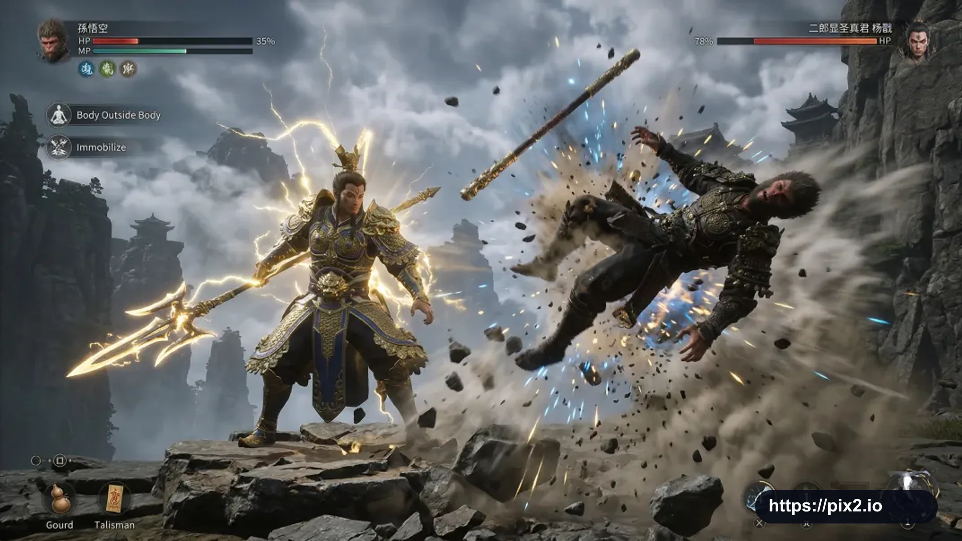 Mythic Action RPG Boss Fight