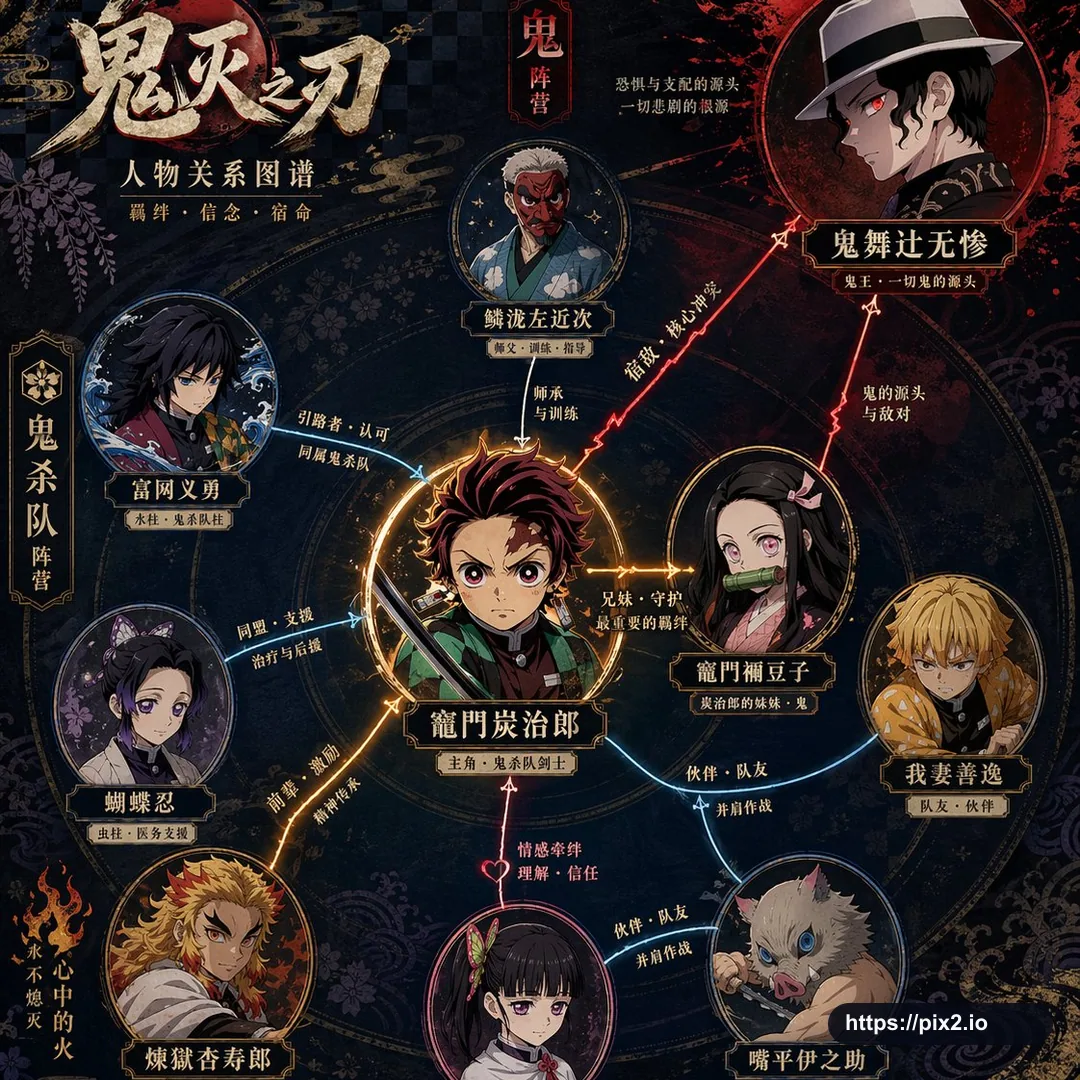 Character Relationship Poster