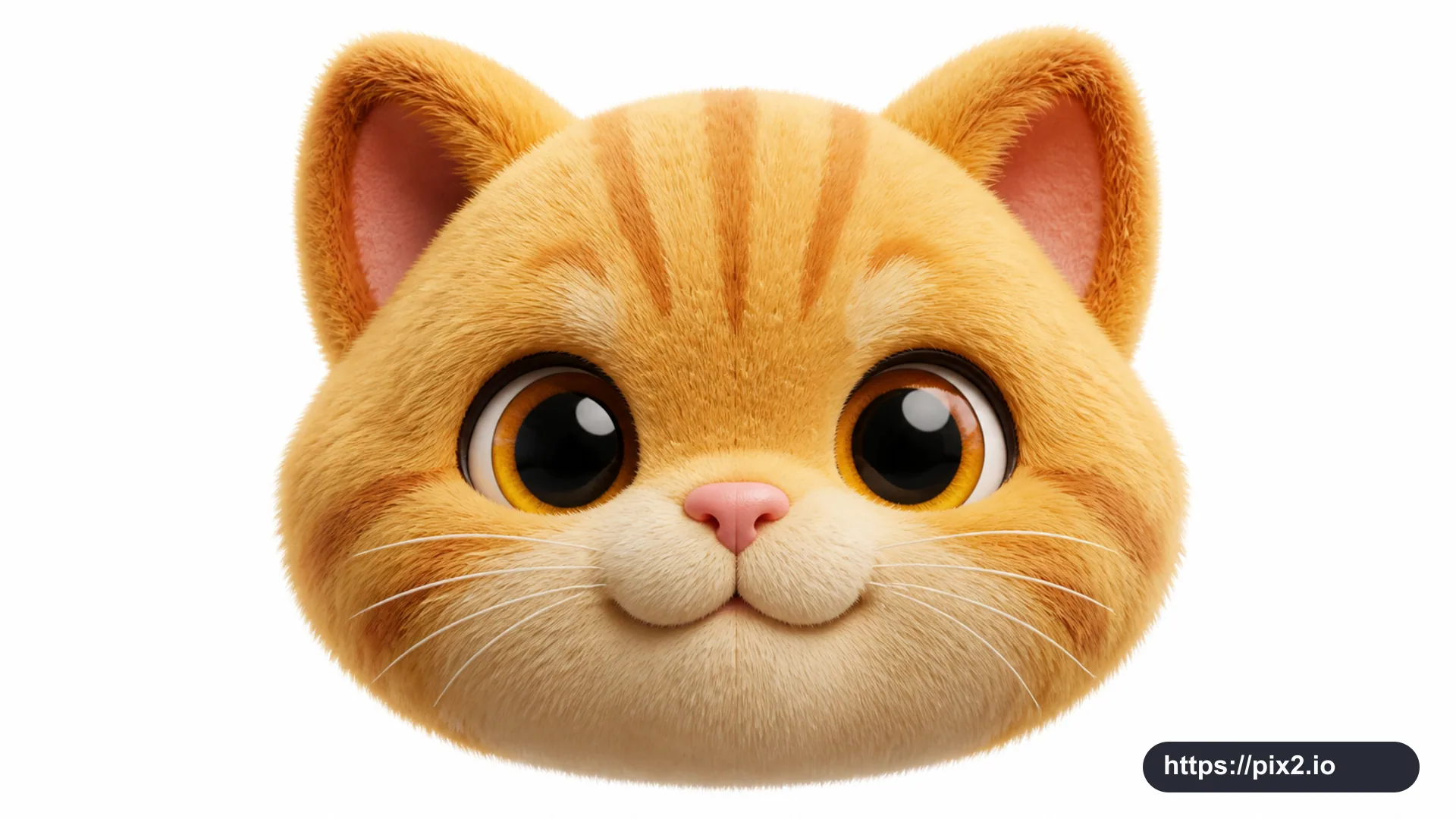Plush 3D Emoji Animal Head