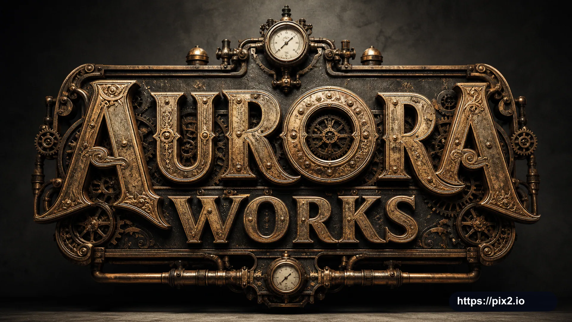 3D Steampunk Logo