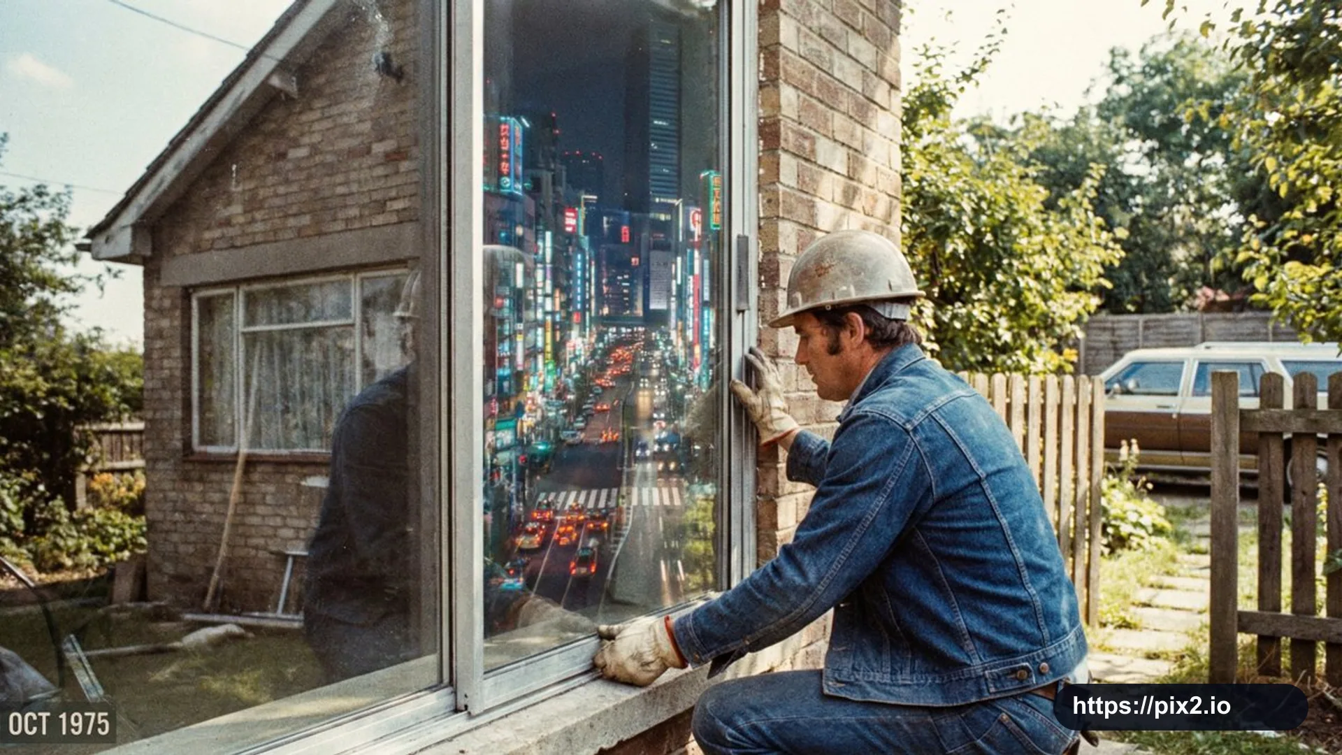 Magic Window Analog Film Photo