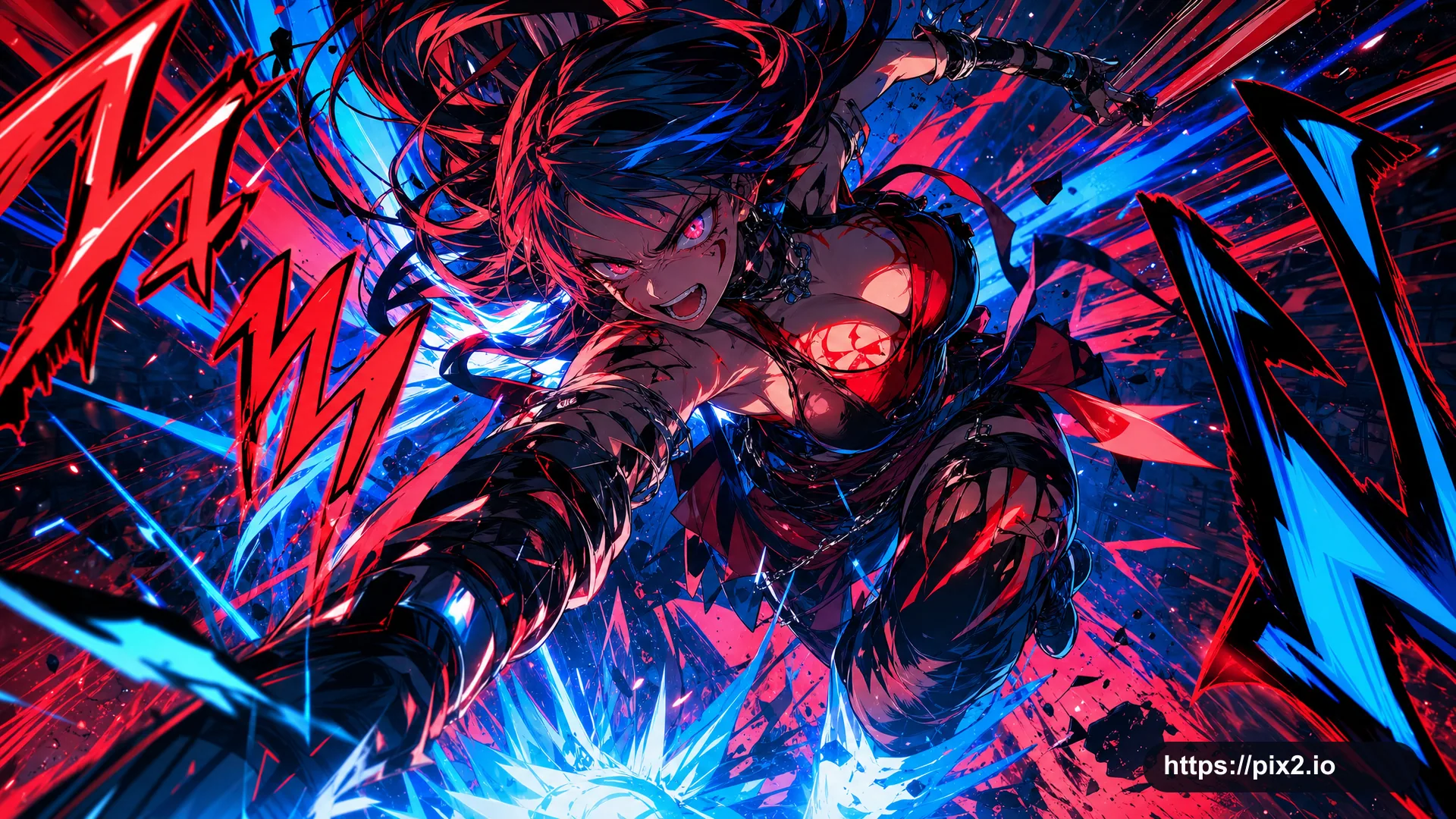 High-Energy Anime Action Transformation