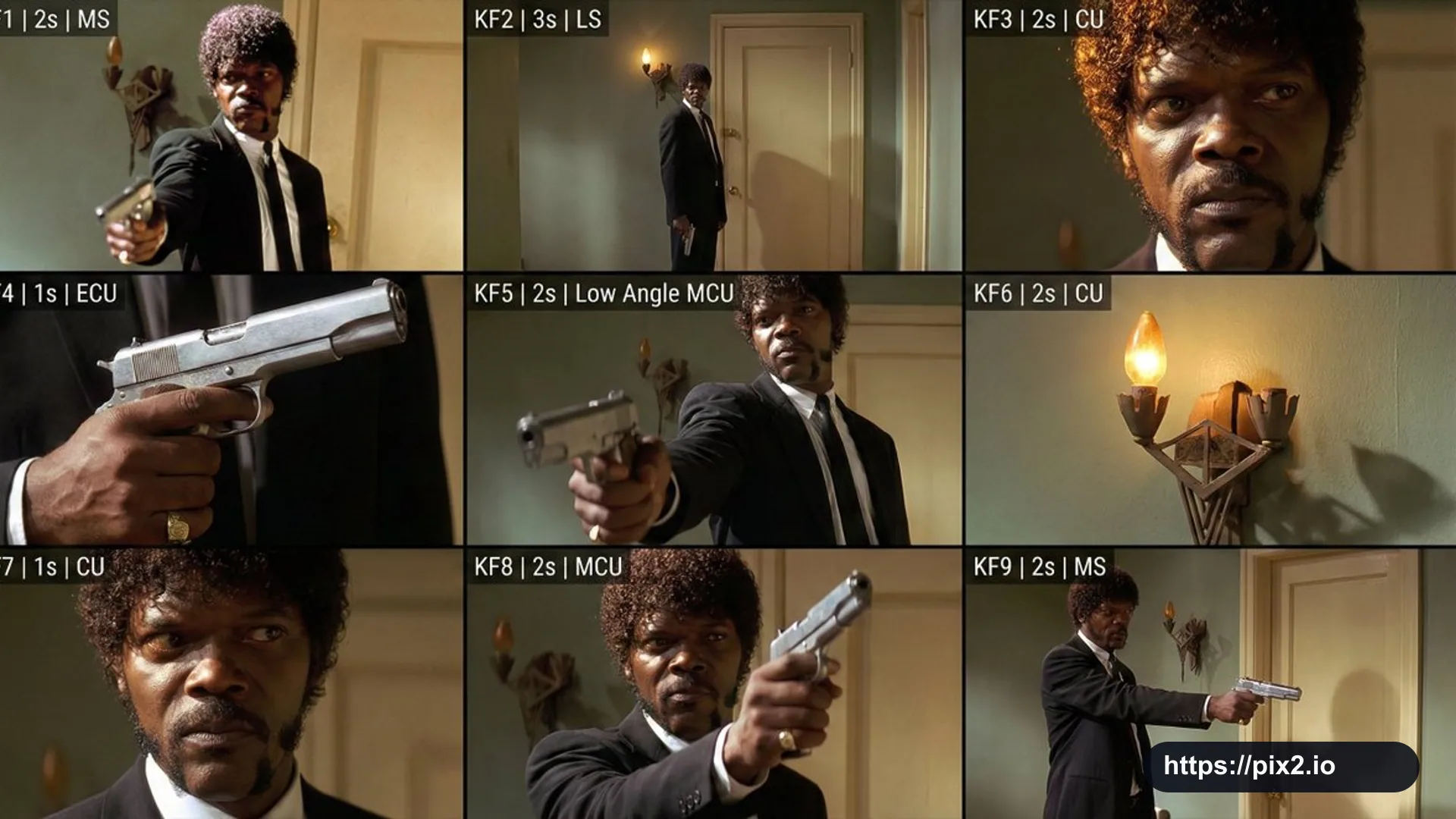 Cinematic Trailer Shot Board From Reference