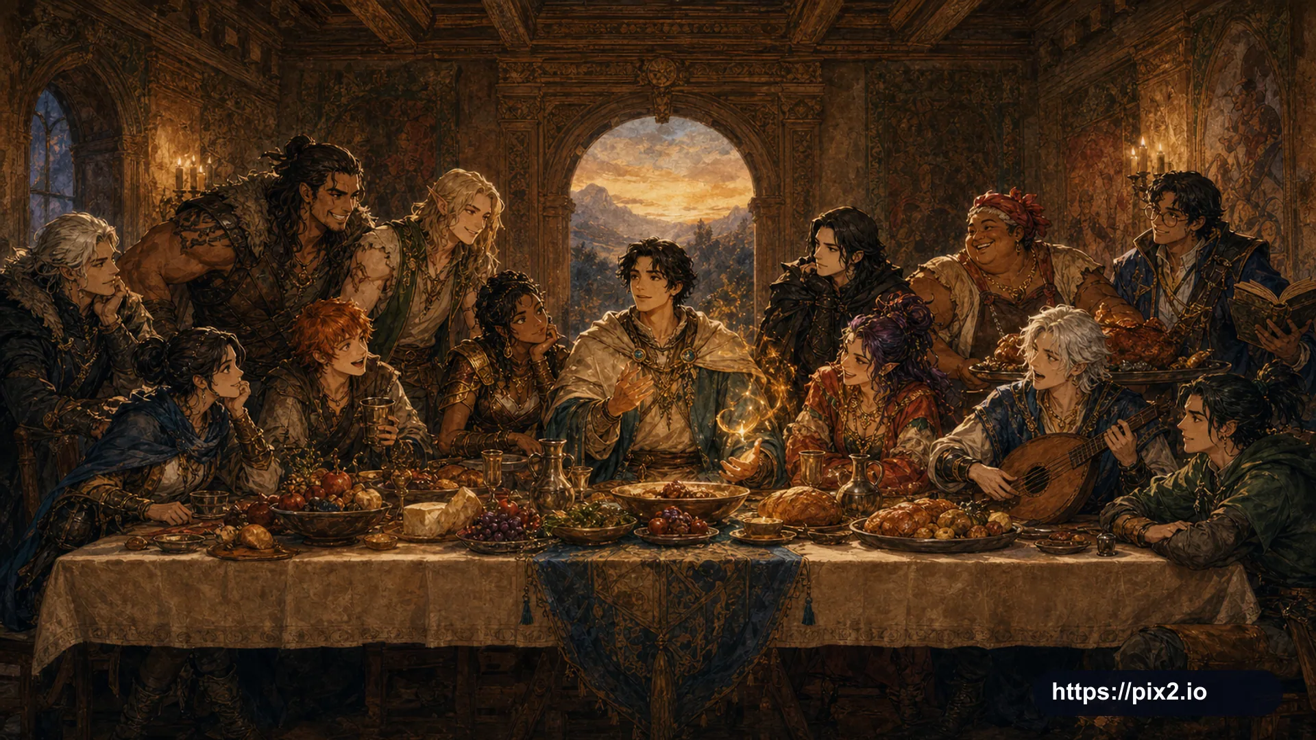Mythic Banquet Ensemble Tableau