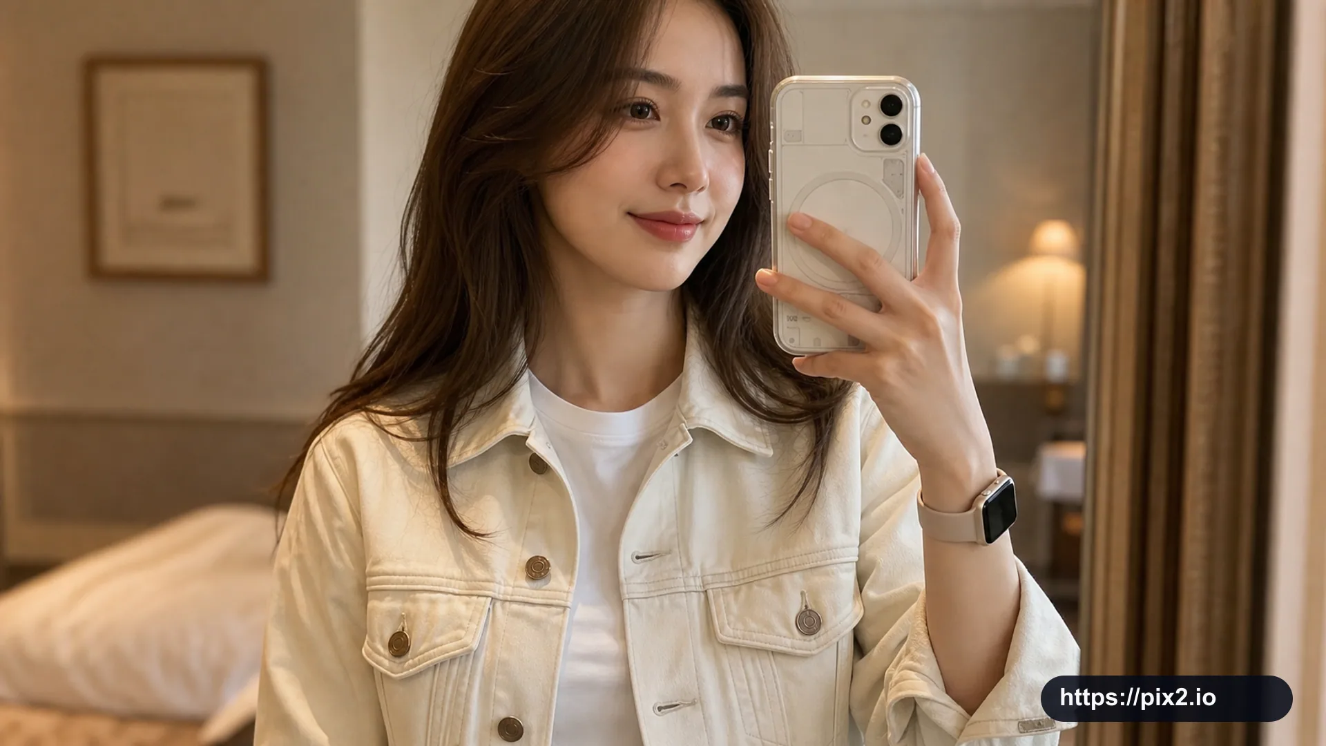Reference Mirror Selfie Portrait